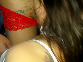 Tattoed Guy Fucks Kawai Trany Again