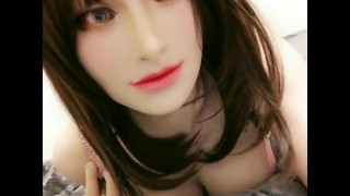 female mask disguise crossdresser transformation mtf 1