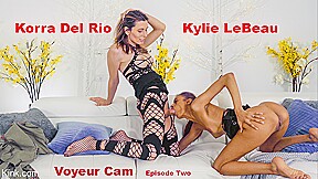 Korra Del Rio & Kylie Le Beau in Voyeur Cam Pt. 2: Kylie Le Beau Sucks And Fucks Roommate Korra Del Rio – KINK