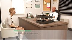 Shemale Gets Fucked by Her Boss in the Office Family Affair