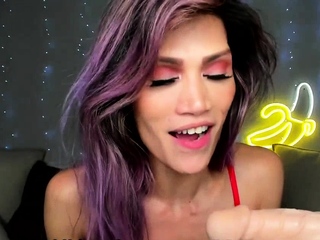 Kinky Hot HeShe Anya Banana on WebCam