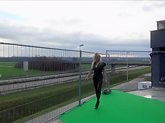 Crazy Homemade Shemale record with BDSM, Dildos/Toys scenes