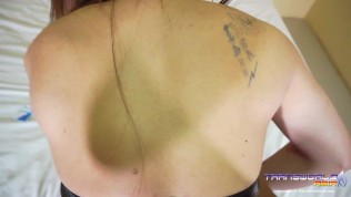 Mia sucks cock and gets fucked POV