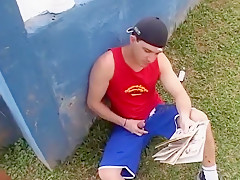 Horny Amateur Shemale movie with Outdoor, Fucks Guy scenes