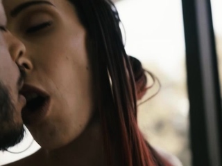 Horny shemale lets her black husband bang her wet tight ass