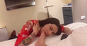 Ladyboy Suck Toes Fetish Client And Then Gets Fucked Ha