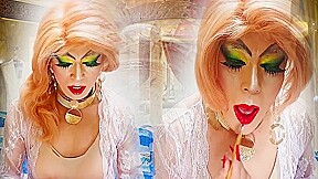 sissy niclo sexy makeup & smoking