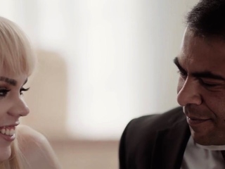 Horny fat stepdad licks and barebacks his TS stepdaughter