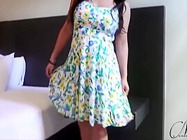Busty And Big Ass Trans Nina Her Sun Dress