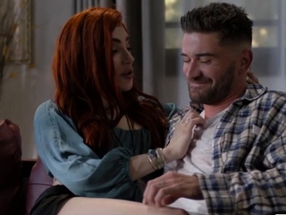 Redhead slut shemale bareback fucked by her new boyfriend