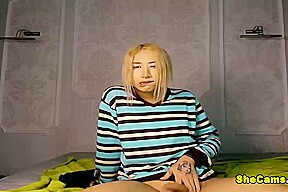 Ts Loves To Play With Her Huge Cock And Balls