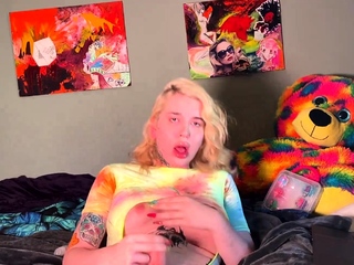 Latina Shemale with Big Tits Jerks Off For You
