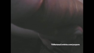 Mariana Cordoba strokes her monster