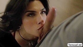 Slim Trans Woman Gets Bareback Fucked By Her Ex