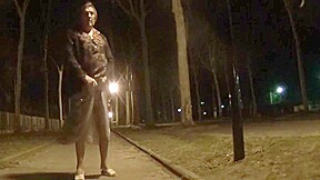 Transgender Travesti Sounding Urethral Lingerie Outdoor